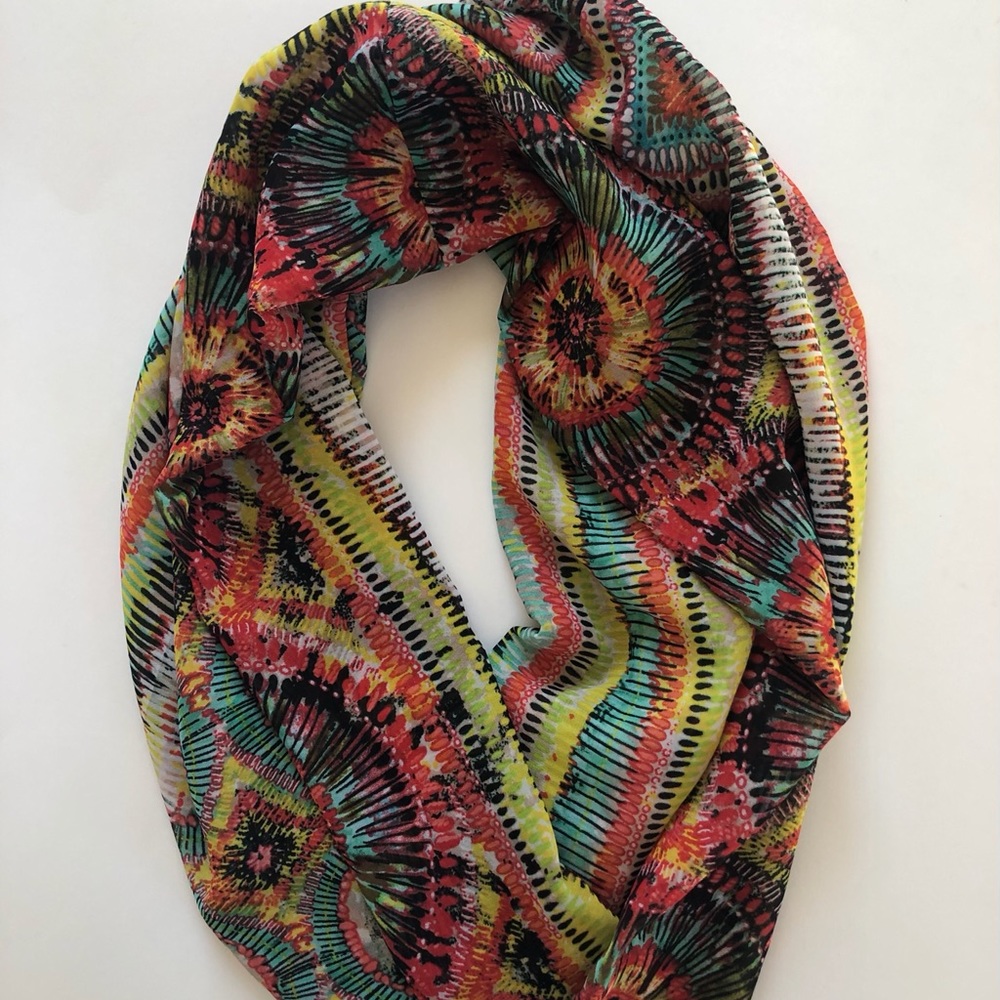 Infinity scarf.
